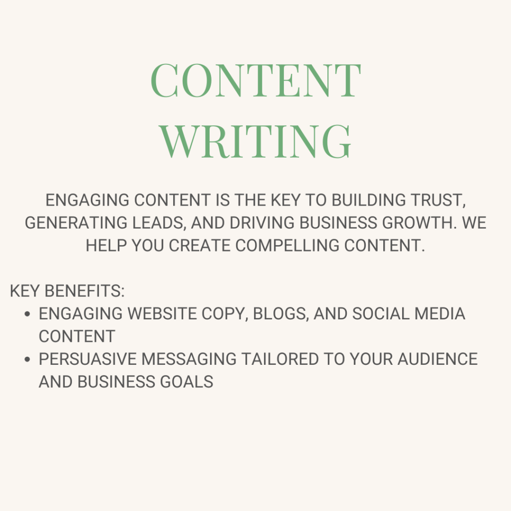 Engaging content is the key to building trust, generating leads, and driving business growth. we help you create compelling content.